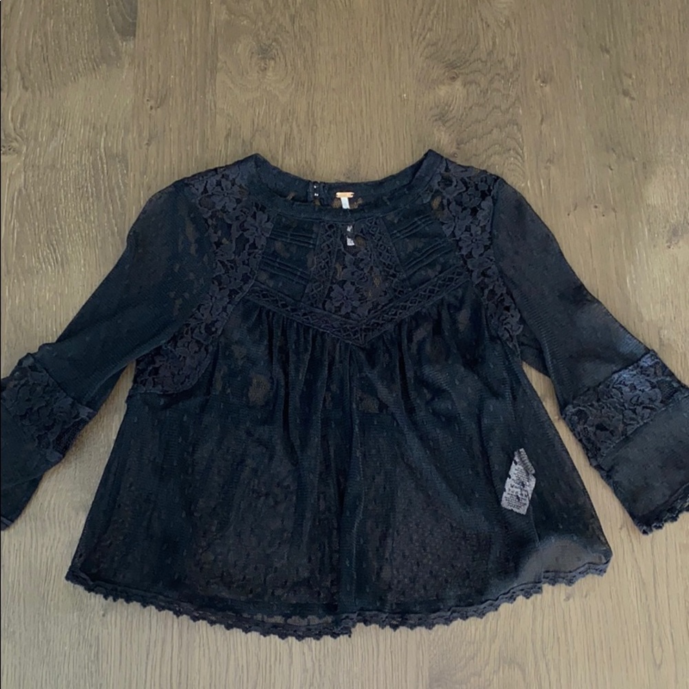 Free People Lace Top